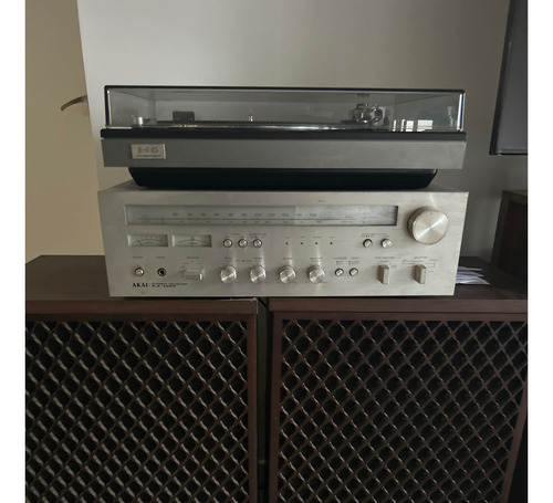 Parlantes Jvc Vintage Sk-15a+ Tocadisco Jvc + Ampli Akai