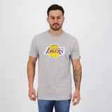 Camiseta New Era Nba Los Angeles Lakers Ii Cinza Mescla