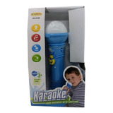 Juguete Micrófono Karaoke Con Luces, Música Y Aplausos 