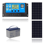 Kit Solar A Bateria Energia Portatil Y Sostenible Prm