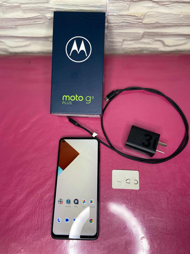 Celular Motorola Moto G9 Plus 128gb. Azul.