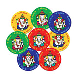 Pegatinas Decorativas Fiestas Shree Ganesha, Paquete De...