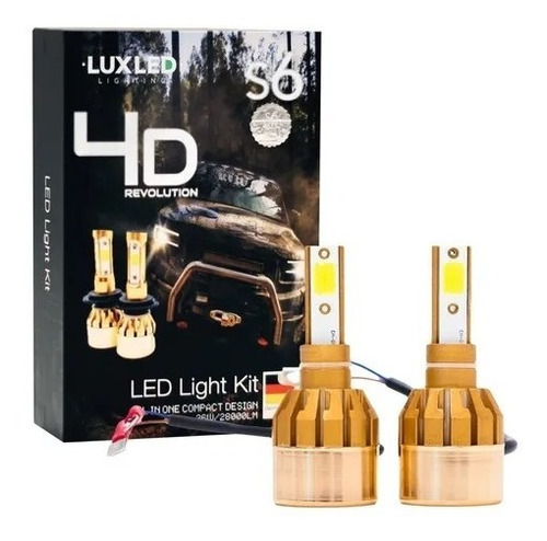 Kit Cree Led S6 32000 Lumen H1 H3 H7 H8 H9 H10 H11 H13 H16 Hb4 Hb3 Psx26 P13w 5202 H27 + Posión De Regalo Bora Golf Fox