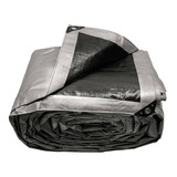 Lona Reforzada Uso Rudo 9 X 14 M, Gris Proteccion Uv