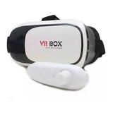 Óculos Vr Box Realidade Virtual 3d Celular Jogos + Controle