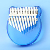 Piano De Pulgar Kalimba De 17 Teclas, Portátil, Transparente