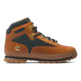 Hiker De Piel Caña Media Timberland Tb0a5vsh358 Tb0a5vsh358 Euro Hiker F/l Diseño Liso Café 26.5 Mx Para Hombre