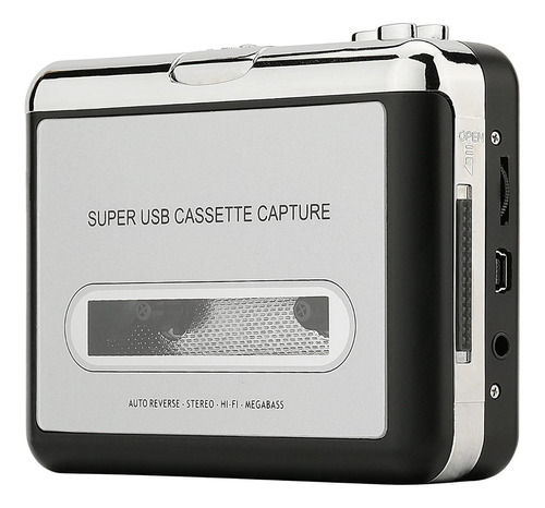 Convertidor De Cintas De Cassette A Usb - Portátil Y Fácil