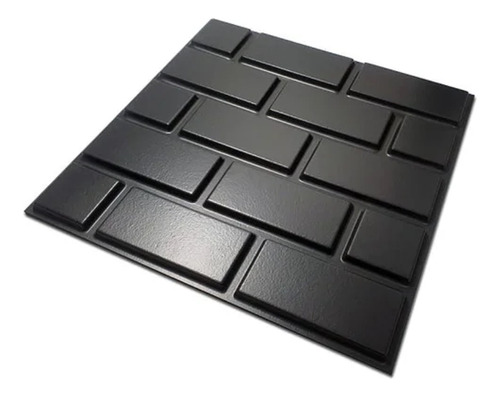  13m2 (52pz) Panel Muro Decorativo 3d Pvc Negro Envió Gratis