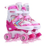 Patines De Ruedas Para Niños Y Niñas Principiantes, 4 Tam.