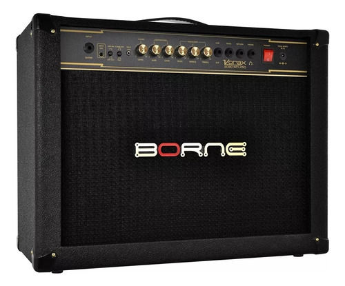 Amplificador Guitarra Borne Vorax 2080 Studio Preto Cubo Cai