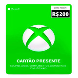 Microsoft Gift Cartão Xbox Brasil R$200