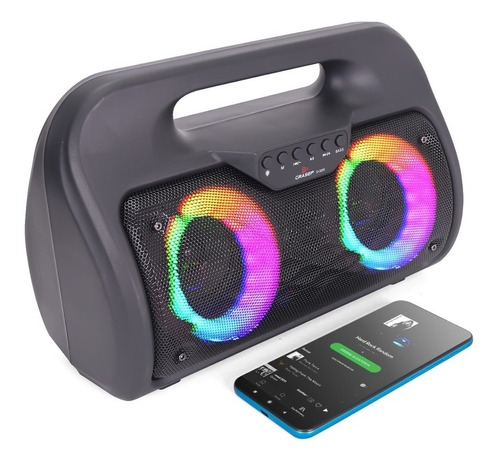 Caixa Caixinha De Som Bluetooth Portátil Fm Usb 20w Rádio