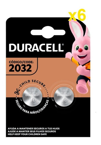 Pi.la Duracell Dl/cr 2032  (paquete Con 12 Bat.erias)