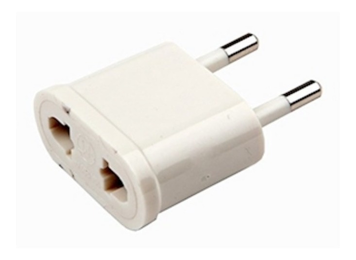 FICHA ADAPTADOR AMERICANO PATA REDONDA 110