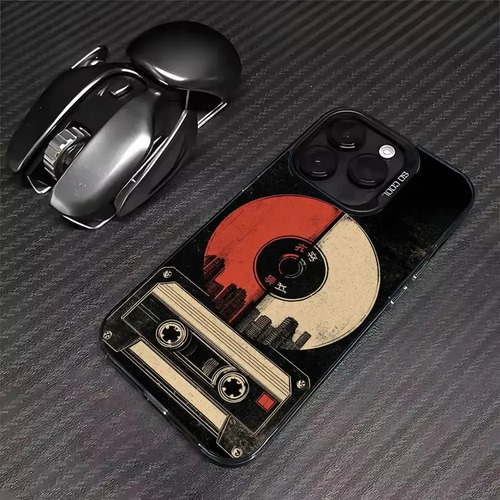 Funda De Teléfono Retro Con Cinta De Casete Vintage Para iPhone 17, 16, 15, 14, 13, 12, 1 Pro Max Xs Max 7 8 Plus, A Prueba De Golpes, Silicona Mate