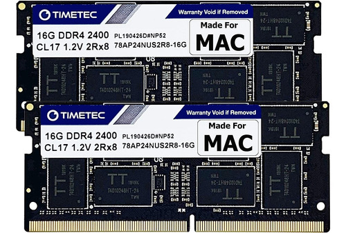 Set De Memorias Ram Timetec, 2 X 16 Gb, 2400 Mhz, Sodimm