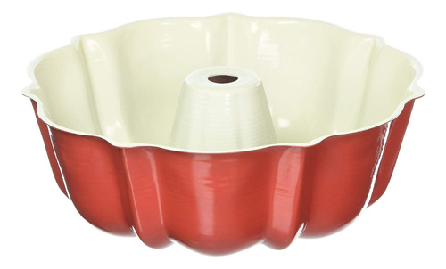 Nordicware 51322rd Molde Rosca Aluminio, Rojo, 1.4 L