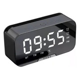 Reloj Despertador Digital Bocina Bluetooth/reloj De Mesa