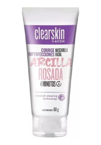 Mascarilla Facial Arcilla Rosada Clearskin 0 Imperfecciones