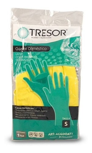 Guante Latex Multiuso Limpieza Desinfección - Tresor