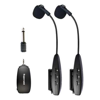 Doble Micrófono Inalámbrico Superadd Kx623g Para Acordeón