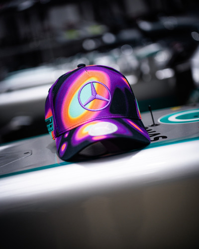 Gorro Mercedes F1 Lewis Hamilton 44 Gp Miami Especial 2024