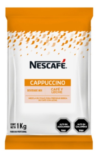 Nescafé Cappuccino Café Y Leche 1kg - En Polvo Para Maquina