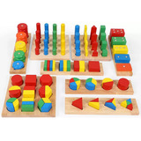 Juego De 8 Piezas De Material Montessori Sensorial Juguetes