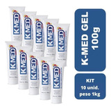 Kit 10 Gel Lubrificantes Intimo K-med 100g Sem Sabor Cimed