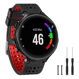 Malla Reloj Garmin Forerunner 235/220/230/620 Negro-rojo