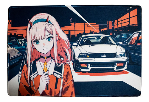 Mousepad G 60x40cm Antiderrapante Fullprint Zero Two Anime