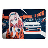 Mousepad G 60x40cm Antiderrapante Fullprint Zero Two Anime