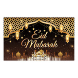 Mubarak Telón De Fondo Decoración Ramadán Mubarak Oro