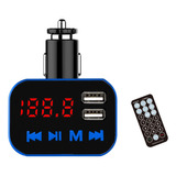 Transmisor Bluetooth Fm Coche Auto Cargador Usb Manos Libres