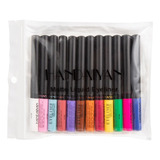 12 Colores Impermeable Brillante Pigm - L a $126410