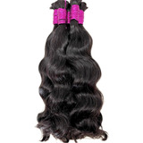 Cabelo Ondulado Limpo Humano Natural 40/45cm 50 Gr Virgem