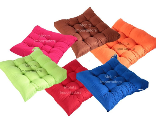 Cojines Para Silla Asiento Varios Colores Decoración Hogar