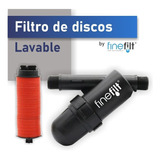 Filtro Discos Lavable Para Agua En Toda La Casa Ó Para Riego