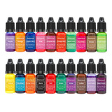 20x Vela Tinte Jabón Colorante Jabón Tinte,10ml