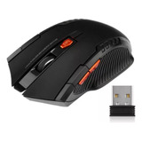 Mouse Raton Inalambrico 2,4g, 6 Botones, Optico Profesional