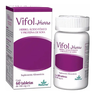 Vifol+ Hierro (ácido Fólico Y Proteína Soya) Naturex