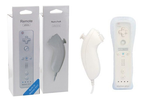 Control Genérico Compatible Con Nintendo Wii/nunchuck Blanco