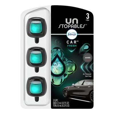 Febreze Car Unstopables Fresh | Clip Aromatizante X3 P\u002Fcoche | Envío gratis