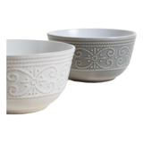 Bowl Ceramica Cachemira Dua,deco - 600 Ml
