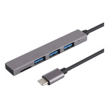 Hub Adaptador Tipo C A Usb3.0/2.0 Tf Card - Macbook, Celular