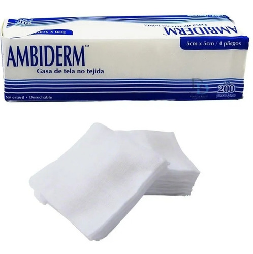 Gasa Ambiderm 230109020 De 5cm X 5cm En Pack De 200 X 1u