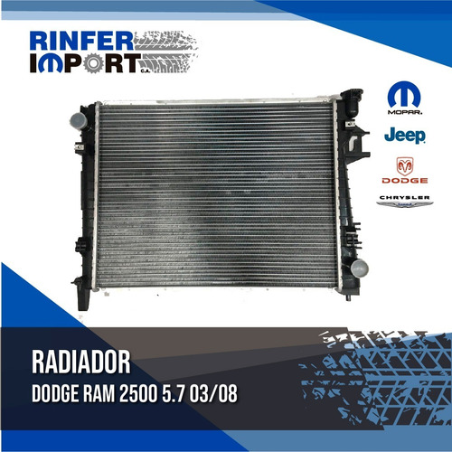 Radiador Dodge Ram 5.7l 03/08 Foto 2