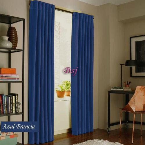 Juego De Cortinas Blackout Textil Presillas Ocultas Oferta!