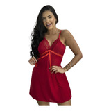 Camisola Sensual Vestido De Dormir Sexy Luxo Frete Grátis